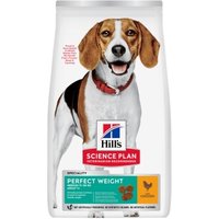 Hill's Science Plan Trockenfutter Hund, Perfect Weight, Medium Adult, mit Huhn 12 kg