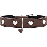 Hunter Hundehalsband love braun XXS-XS