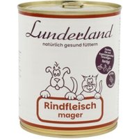 Lunderland Reinfleisch-Dose Rindfleisch mager 6x800 g