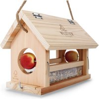 wildtier liebe Vogelfutterhaus