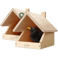 WILDLIFE HOME Nistkasten für Amseln | 2er Set