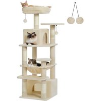 Pawz Road mittelgroßer Katzenbaum 136cm beige