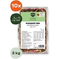 BARFER'S Komplett-Mix Kaninchen und Lamm 10x500 g