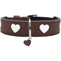 Hunter Hundehalsband love braun S-M