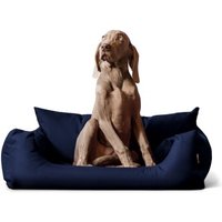 Tierlando NEMO Hundebett Hundesofa S M L Hundekorb Katzenbett 65 80 100cm dunkelblau 65 cm, 20 cm, 50 cm