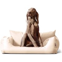 Tierlando NEMO Hundebett Hundesofa S M L Hundekorb Katzenbett 65 80 100cm creme 65 cm, 20 cm, 50 cm
