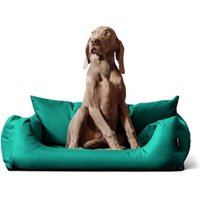 Tierlando NEMO Hundebett Hundesofa S M L Hundekorb Katzenbett 65 80 100cm türkis 65 cm, 20 cm, 50 cm