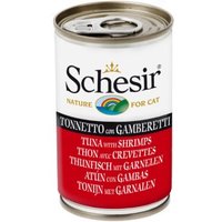 Schesir Natural Thunfisch mit Garnelen 8x140 g