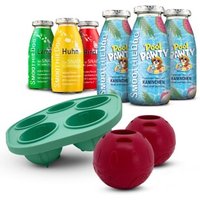 SmoothieDog Summer-Edition 3x 250 ml + Klassik-Paket 3x 250 ml + Schleckball 2 Stück