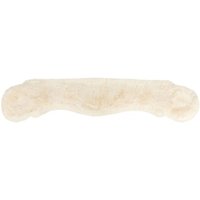Equinate Mondgurt anatomisch mit synthetischem Lammfell naturfarben 70 cm
