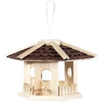 Erdtmann's Vogelhaus Schindeldach, zum Aufhängen, 37x37x25cm
