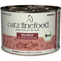 Catz finefood Nassfutter Katze Bio Adult Rind 12x200 g