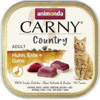 animonda Carny Country Nassfutter Katze, Adult, Huhn, Ente, Gans 32x100 g