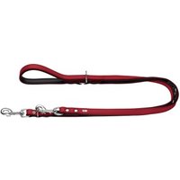 Hunter verstellbare Hundeführleine basic rot 1,8 cm