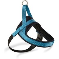 Wolters Soft & Safe Geschirr Geschirr Hundegeschirr aqua/ schwarz XXL