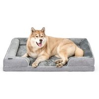 Lionto orthopädisches Hundebett mit erhöhtem Rand rutschfest XL