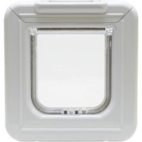 Cat Mate Elite I.D. Anhänger elektronische Katzenklappe mit 4-Wege-Verriegelung und Timer – Weiß (305 W)