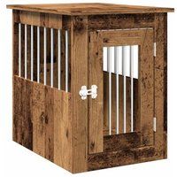 VidaXL Hundekäfig im Möbel-Stil naturfarben 62 cm, 45 cm, 59 cm