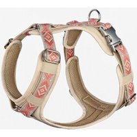 THE DOG IDEA Hundegeschirr Boho Coral S
