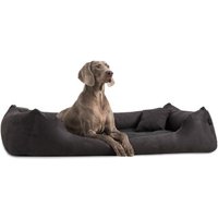 Tierlando ® Orthopädisches Hundebett PLUTO SOFT | Visco | Samtweiches Velours