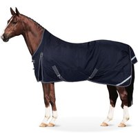 Equinate wasserdichte Regendecke Oakland mit Fleeceinnenfutter navy 1,25 m