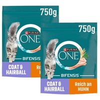 Purina ONE BIFENSIS Coat & Hairball 2x750 g