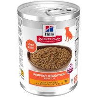 Hill's Science Plan Nassfutter Hund, Adult, Perfect Digestion, mit Huhn und Gemüse 24x370 g