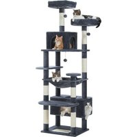 Pawz Road Großer Katzenbaum 184 cm dunkelgrau