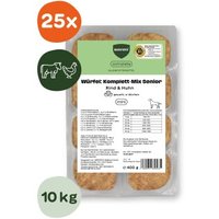 BARFER'S Würfel: Komplett-Mix Senior Rind & Huhn 25x400 g