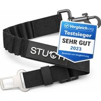 STUCH Universeller Bungee Autogurt für Hunde & Katzen schwarz