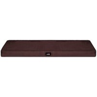 Tierlando ALICE VISCO - Orthopädische Hundematte braun 80 cm, 9 cm, 60 cm
