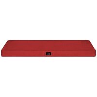 Tierlando ALICE VISCO - Orthopädische Hundematte dunkelrot 80 cm, 9 cm, 60 cm