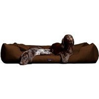 Tierlando MORITZ KOMFORT Hundebett Hundesofa M - XXXL 90 110 130 160 185 cm braun 1,1 m, 25 cm, 90 cm
