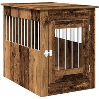 VidaXL Hundekäfig im Möbel-Stil naturfarben 80 cm, 55 cm, 68 cm
