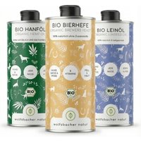 Wolfsbacher Natur Futteröl Set 3 x 1 Liter