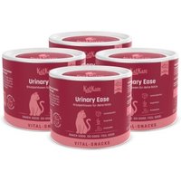 KatKare Vital Snacks Urinary Ease - Knusperkissen für das Harnwegssystem Deiner Katze mit blasenschützenden Wirkstoffen, Superfoods, Postbiotika und Omega-3 4x150 g