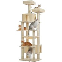 Pawz Road XXL Kratzbaum stabil 205 cm Beige