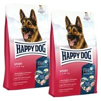 HAPPY DOG fit & vital Trockenfutter Hund Adult, Sport 2x14 kg