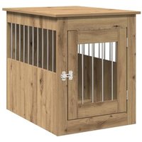 VidaXL Hundekäfig im Möbel-Stil eiche 75 cm, 55 cm, 65 cm