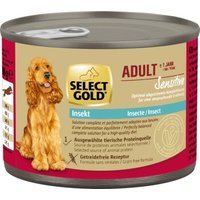 SELECT GOLD Nassfutter Hund Sensitive Adult Insekten 12x200 g