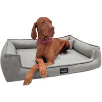 Tierlando ® Orthopädisches Hundebett GUSTAV SCANDI CHIC Große Hunde XL Hundesofa