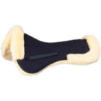 Equinate Lammfell Sattelkissen Spinefriend mit Wirbelsäulenfreiheit navy S