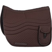 Equinate 2 Zonen Korrektur Schabracke Odessa für Reitpads und Dressursättel braun M