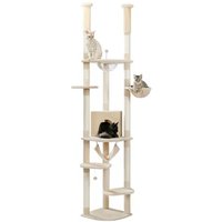 Pawz Road Deckenhoch Kratzbaum Luxus beige