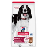 Hill's Science Plan Trockenfutter Hund, Medium Adult, mit Lamm und Reis 18 kg
