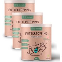 Hunderunde Futtertopping - Magen & Darm - Verdauung, Darmgesundheit, Ballaststoffe, Präbiotikum 750 g