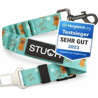 STUCH Universeller Bungee Autogurt für Hunde & Katzen türkis