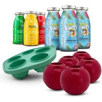 SmoothieDog Summer-Edition 3x 250 ml + Klassik-Paket 3x 250 ml + Schleckball 5 Stück