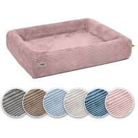 SABRO Hundebett KUDDE Cord rosè 60 cm, 70 cm