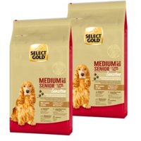 SELECT GOLD Sensitive Trockenfutter Hund Senior Medium Lamm und Reis 2x12 kg